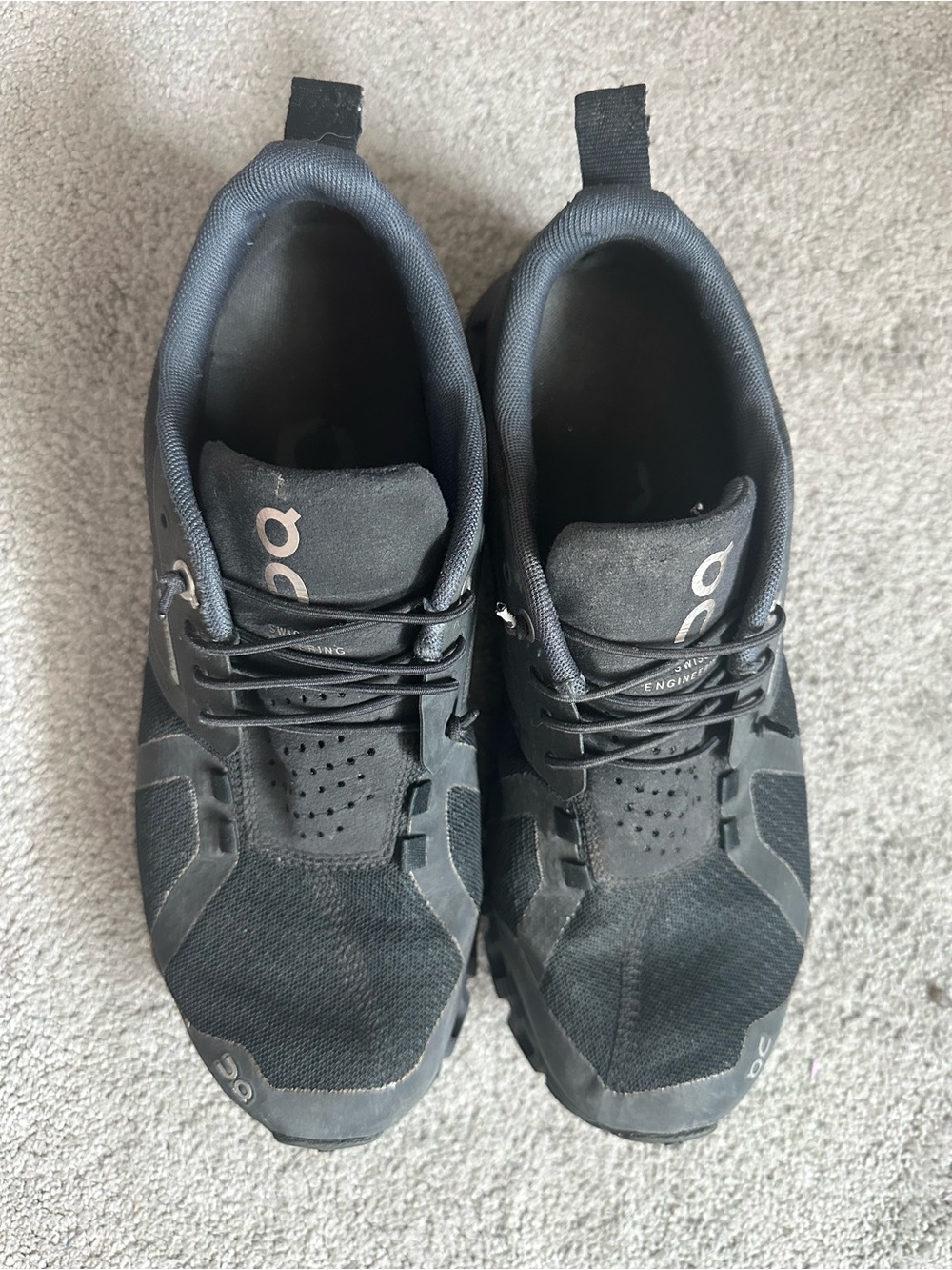 On Running On Cloud Black Athletic Shoes Women’s Size 8 - Picture 7 of 11